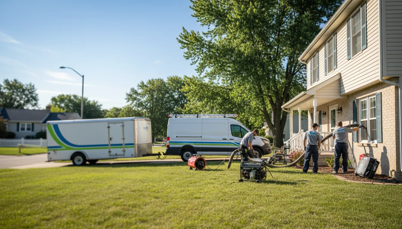Flooded Basement Restoration And Cleanup With Repair in Junction City, OH near me